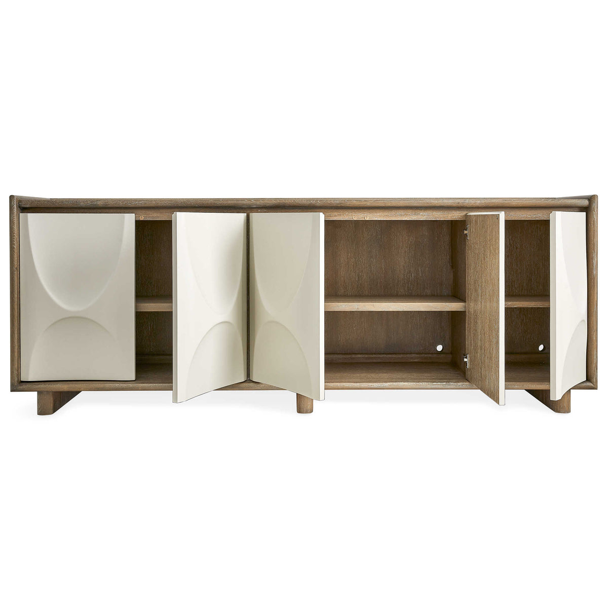 Uttermost Swoosh 5 Door Cabinet