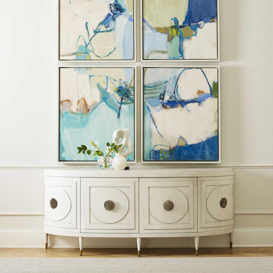 Uttermost Paris Console Cabinet in White - Large