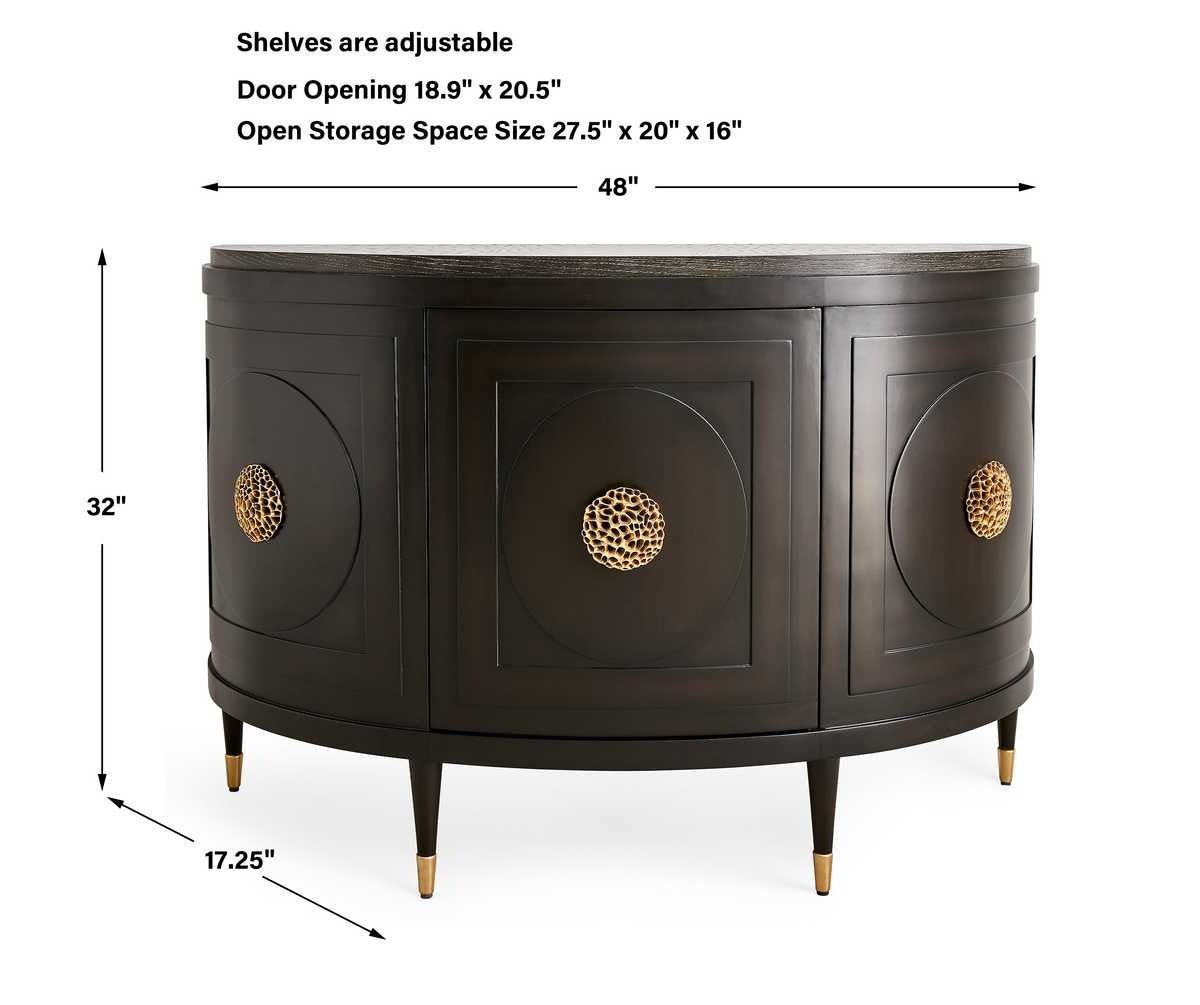 Uttermost Paris Console Cabinet in Espresso