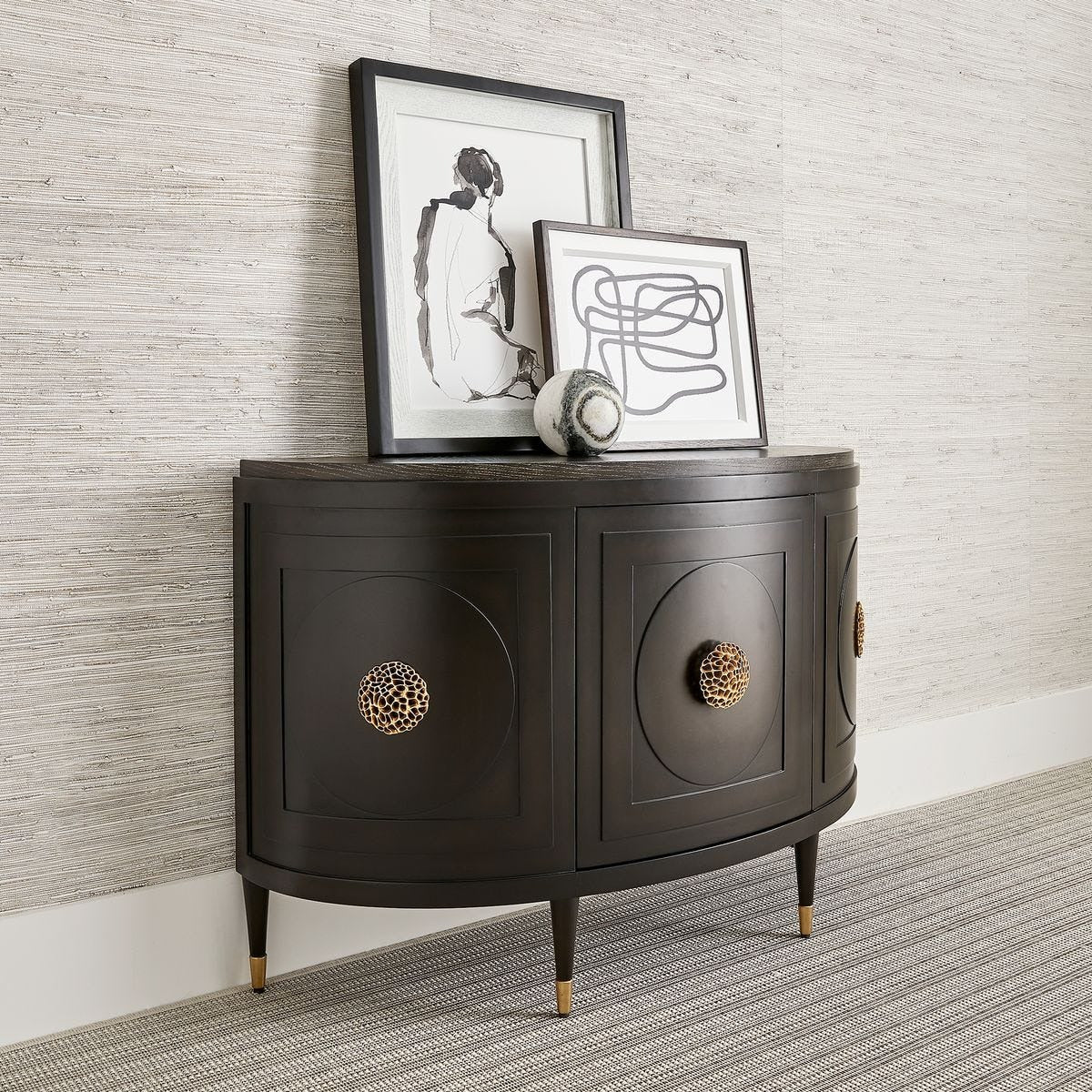 Uttermost Paris Console Cabinet in Espresso