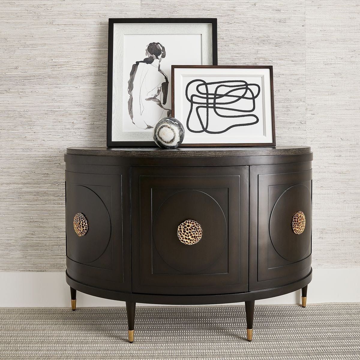 Uttermost Paris Console Cabinet in Espresso