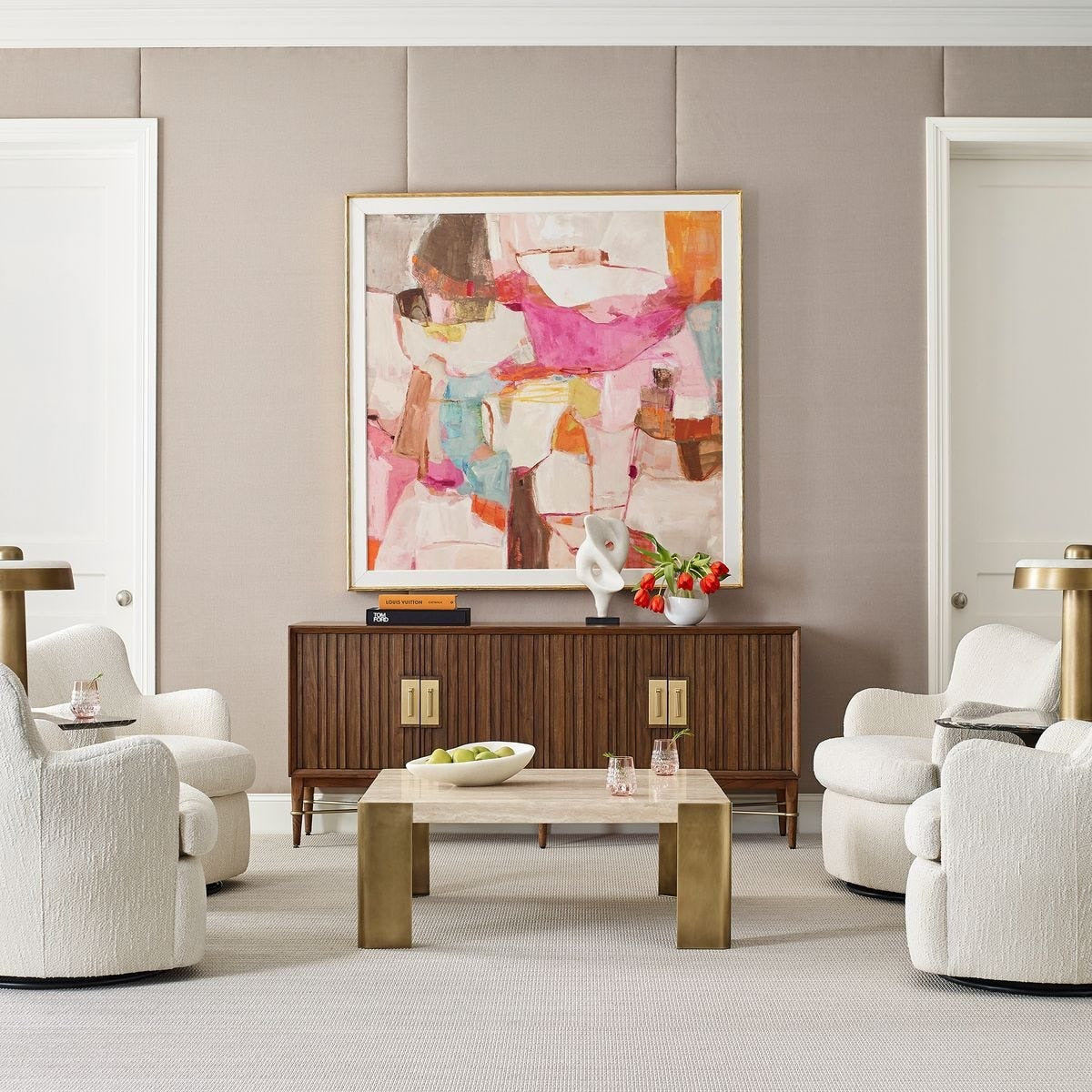 Uttermost Articulation 4 Door Cabinet