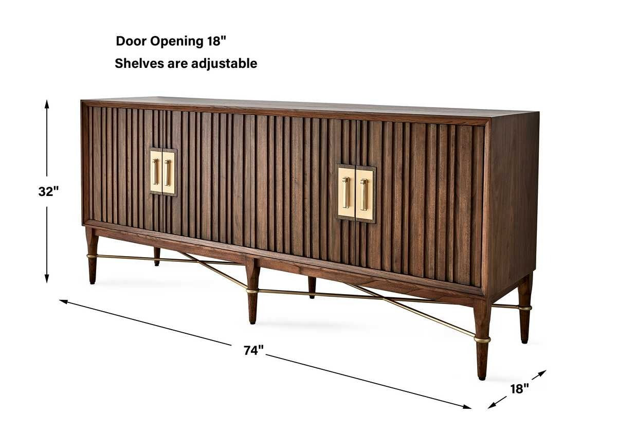 Uttermost Articulation 4 Door Cabinet