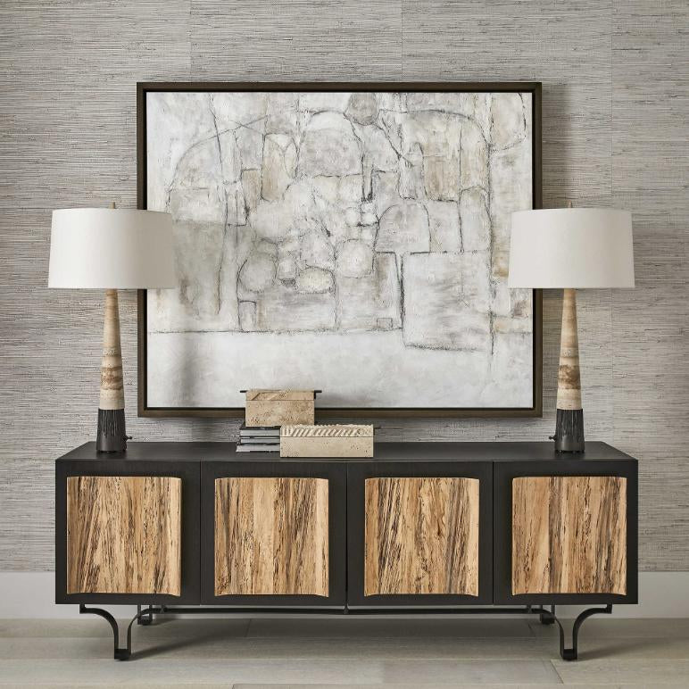 Uttermost Curves Ahead 4 Door Cabinet