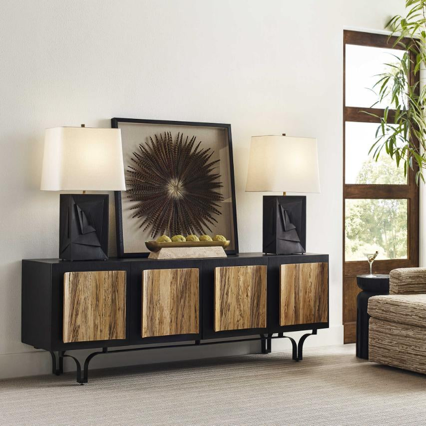 Uttermost Curves Ahead 4 Door Cabinet