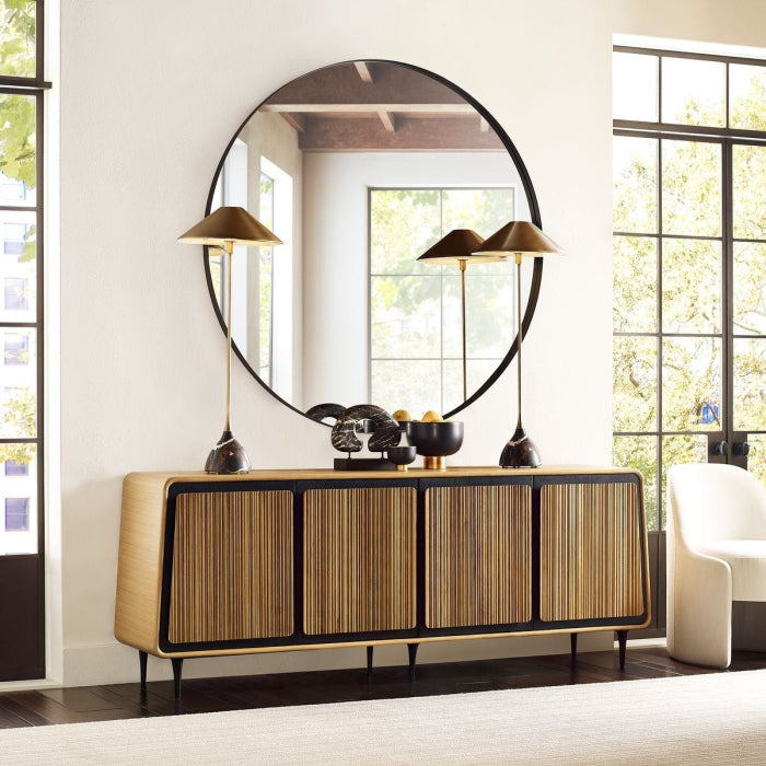 Uttermost Striation 4 Door Cabinet