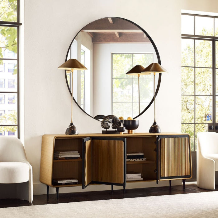 Uttermost Striation 4 Door Cabinet