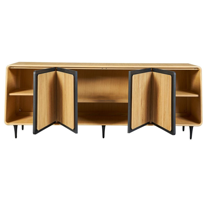 Uttermost Striation 4 Door Cabinet