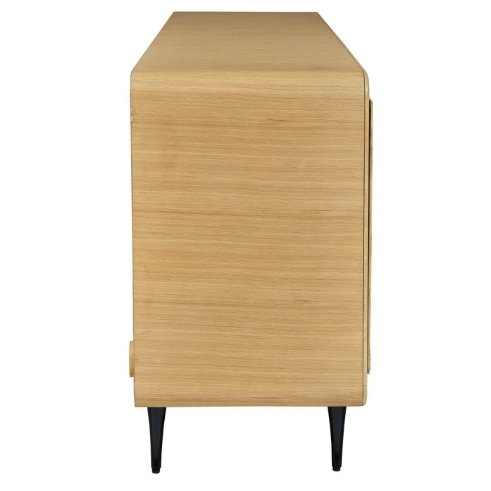 Uttermost Striation 4 Door Cabinet