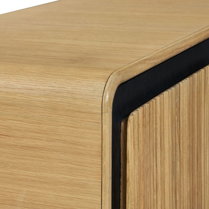 Uttermost Striation 4 Door Cabinet