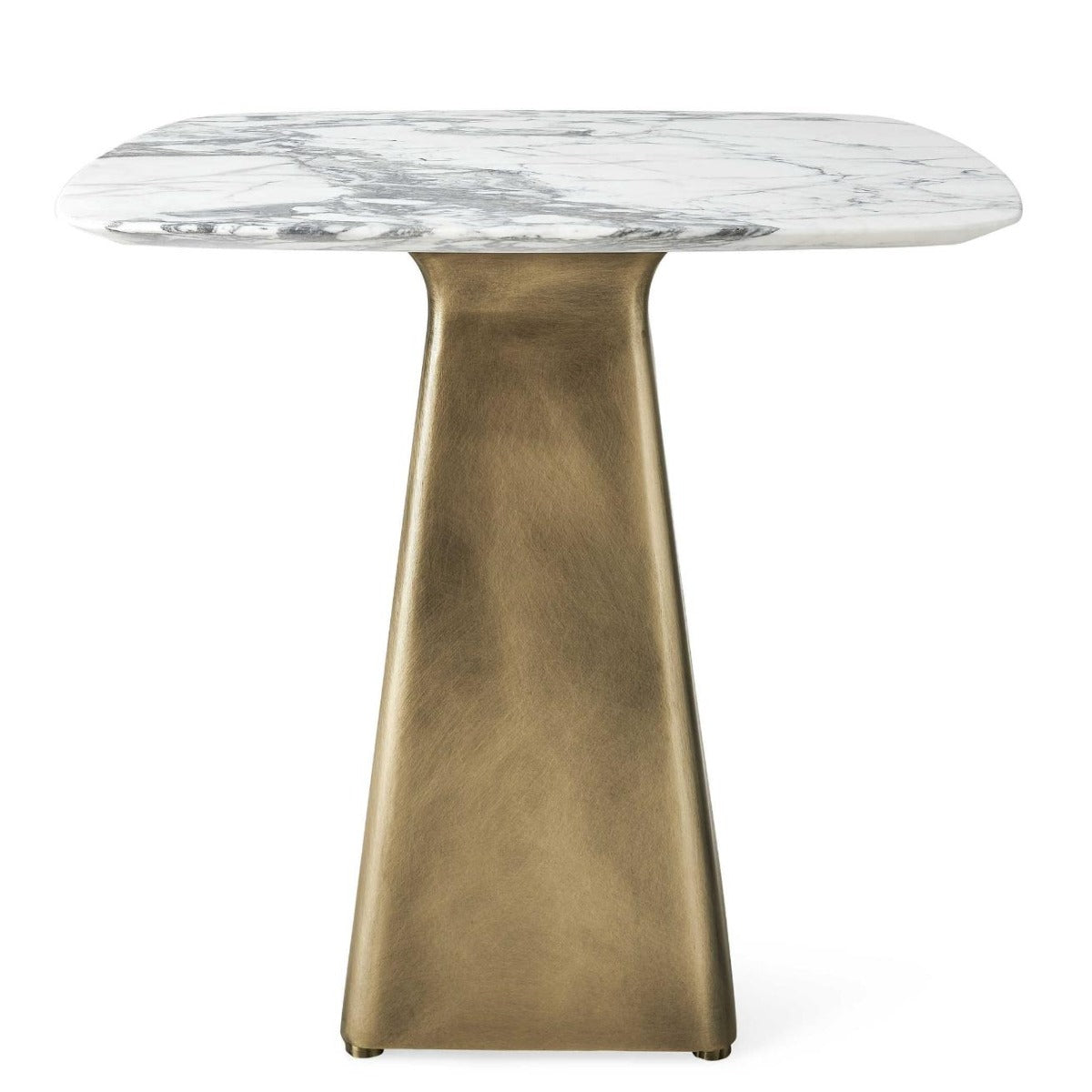 Uttermost Uttermost Equilateral Side Table Marble/Brass