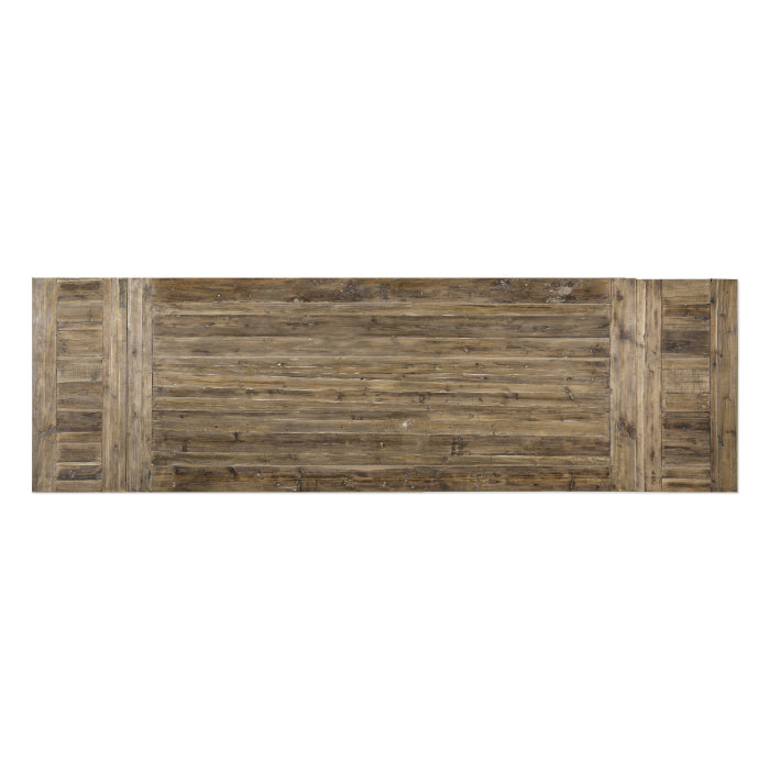 Uttermost Baldrick Extending Dining Table in Warm Honey - 244-336cm