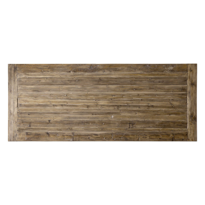 Uttermost Baldrick Extending Dining Table in Warm Honey - 244-336cm