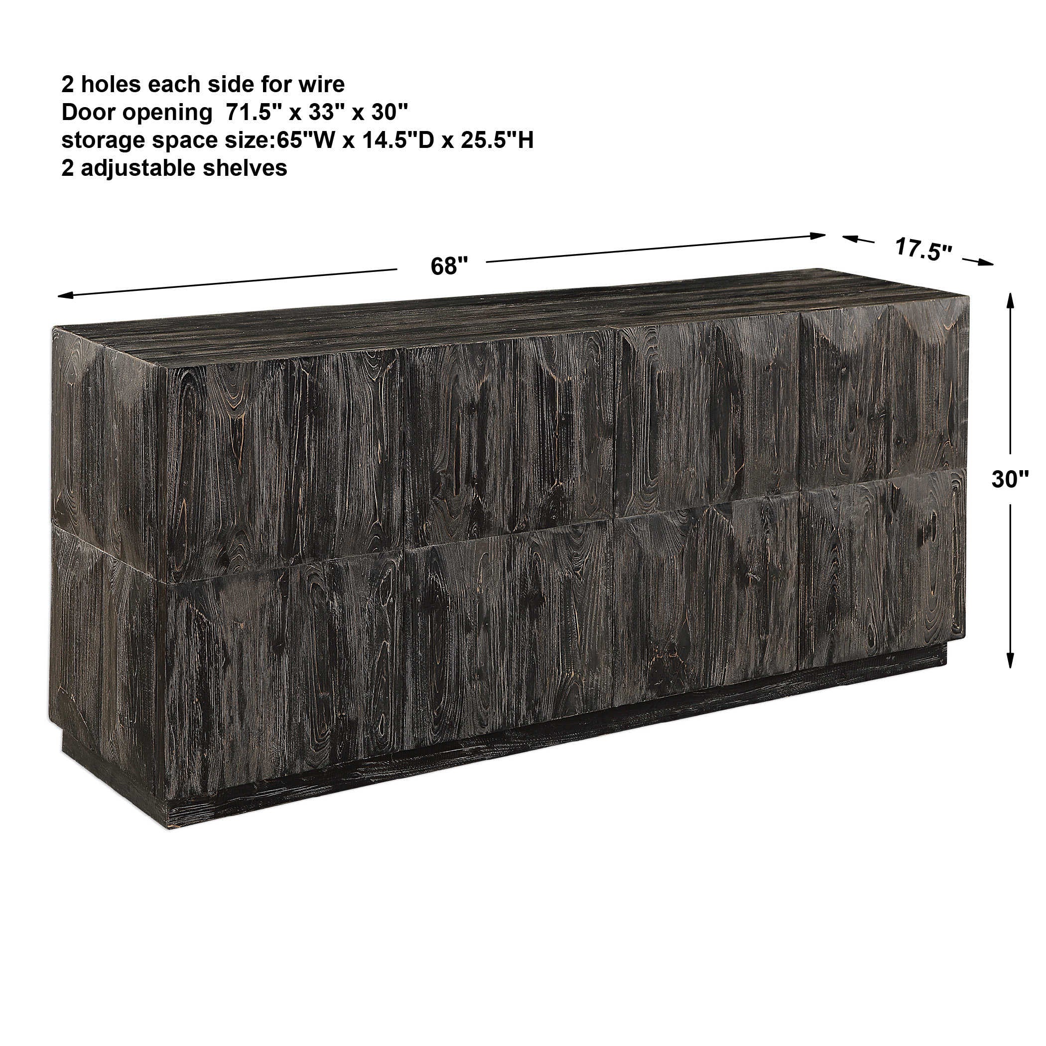 Uttermost Barlas Media Console Table