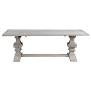 Baldrick Extending Dining Table in White - 244-336cm