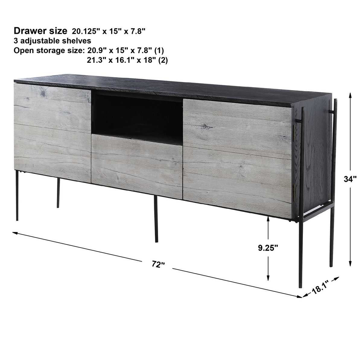 Uttermost Jess Media Console