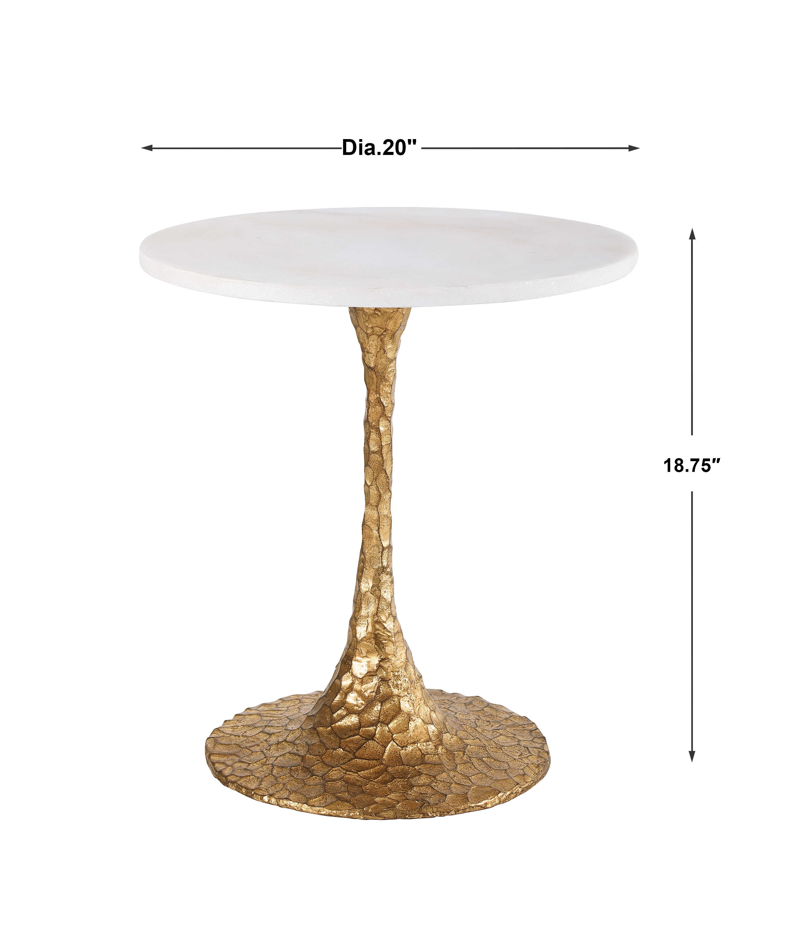 Uttermost Chiseled Side Table