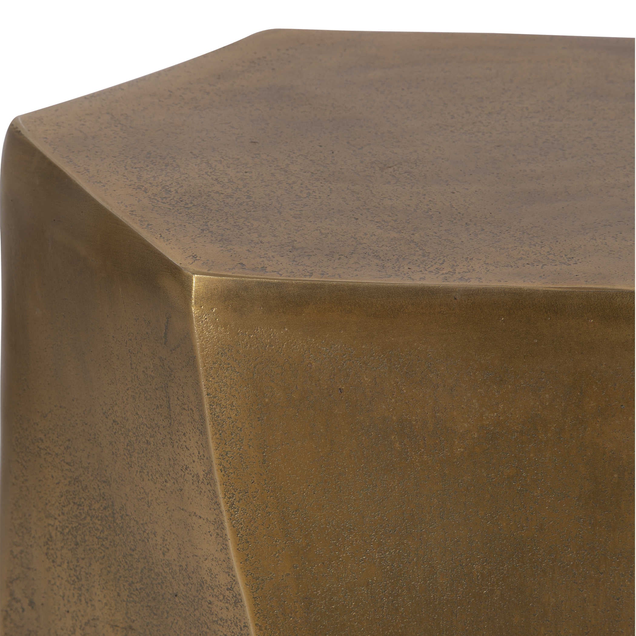 Uttermost Cathenna Accent Table - Brass