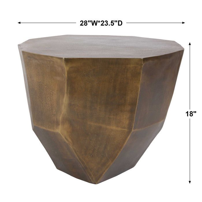 Uttermost Cathenna Coffee Table - Brass Medium