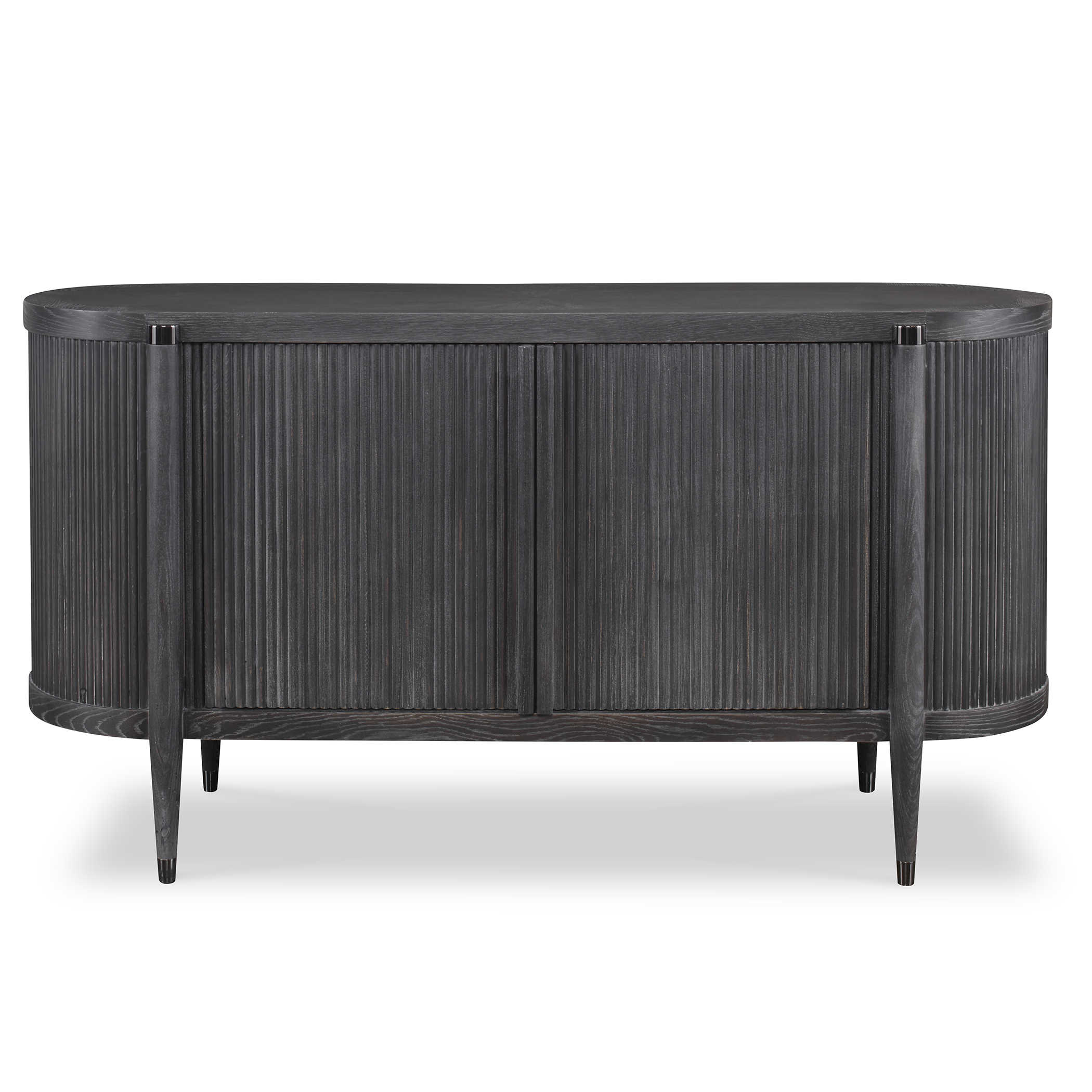 Tambour Cabinet - Black Ceruse