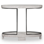 Ovoid Console Table - Scrubbed Elm