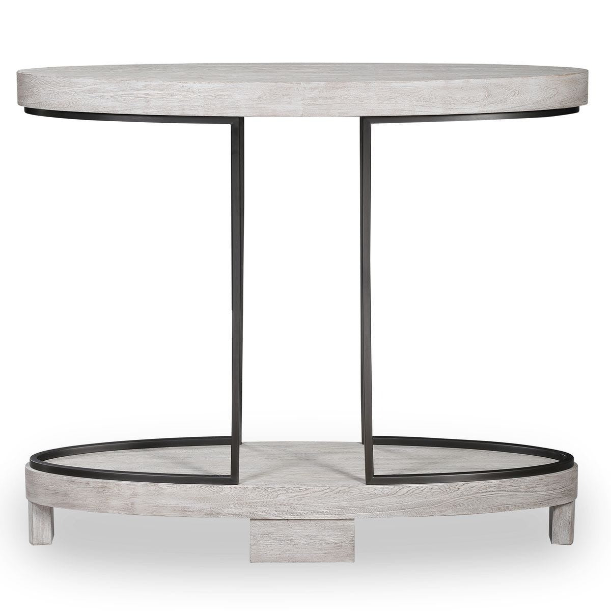 Ovoid Console Table - Scrubbed Elm