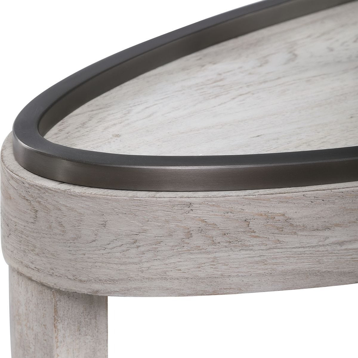 Uttermost Ovoid Console Table - Scrubbed Elm