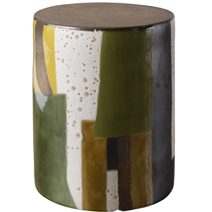 Uttermost Graph Green Stool