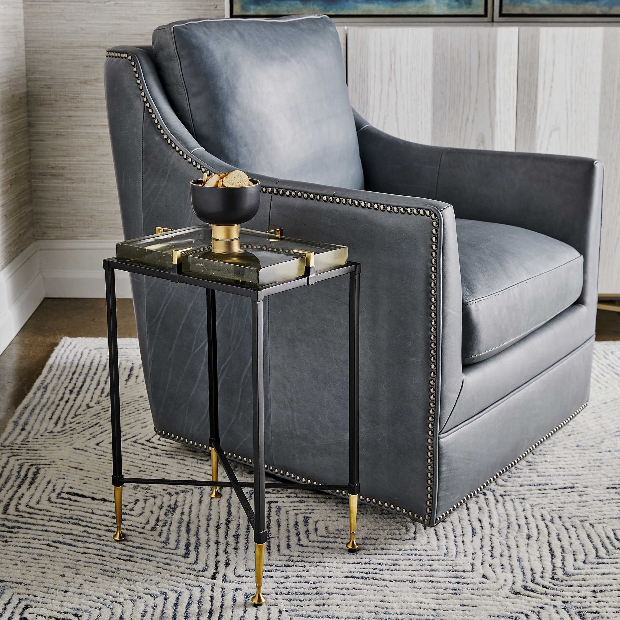Uttermost Ice Block Accent Table - Rectangular