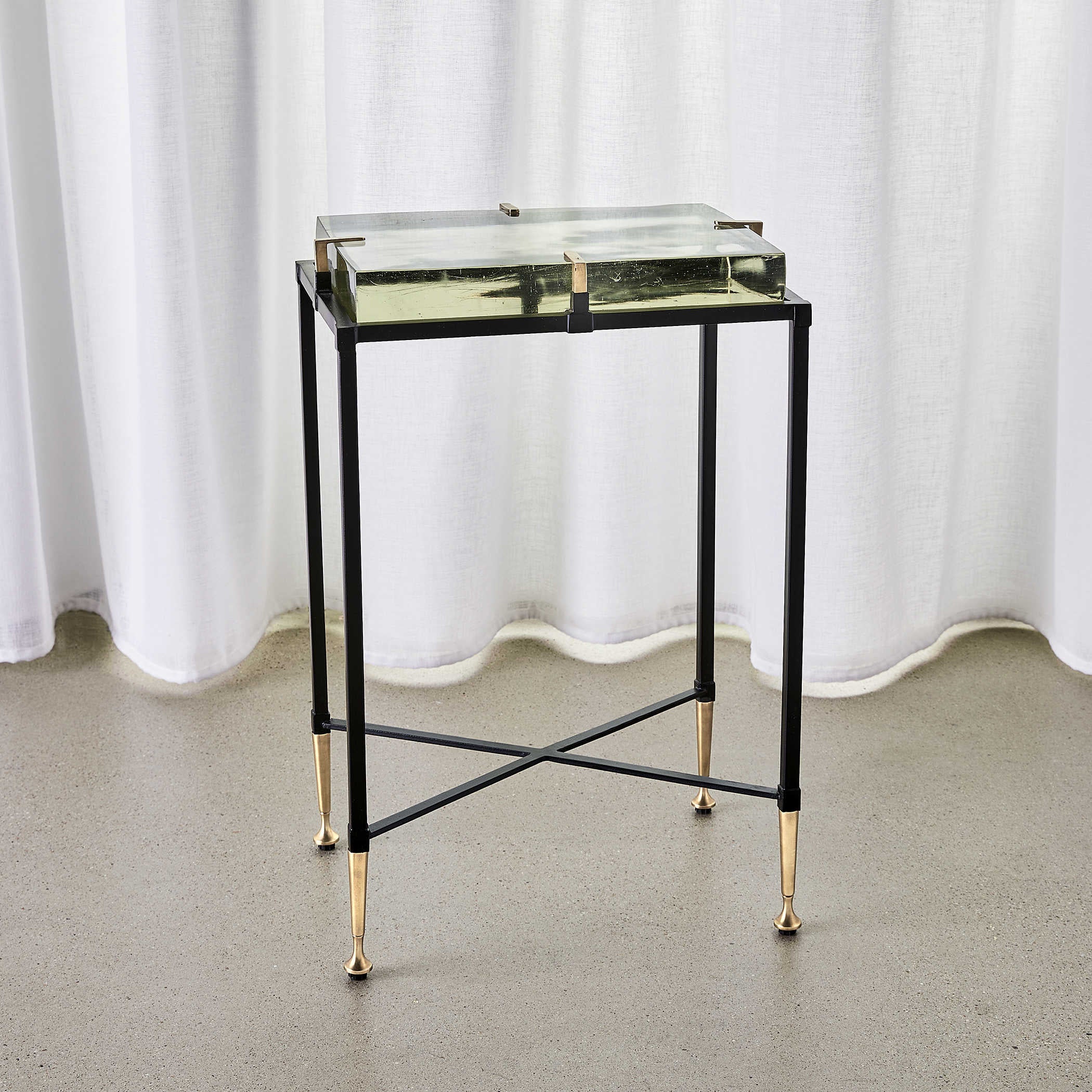 Uttermost Ice Block Accent Table - Rectangular