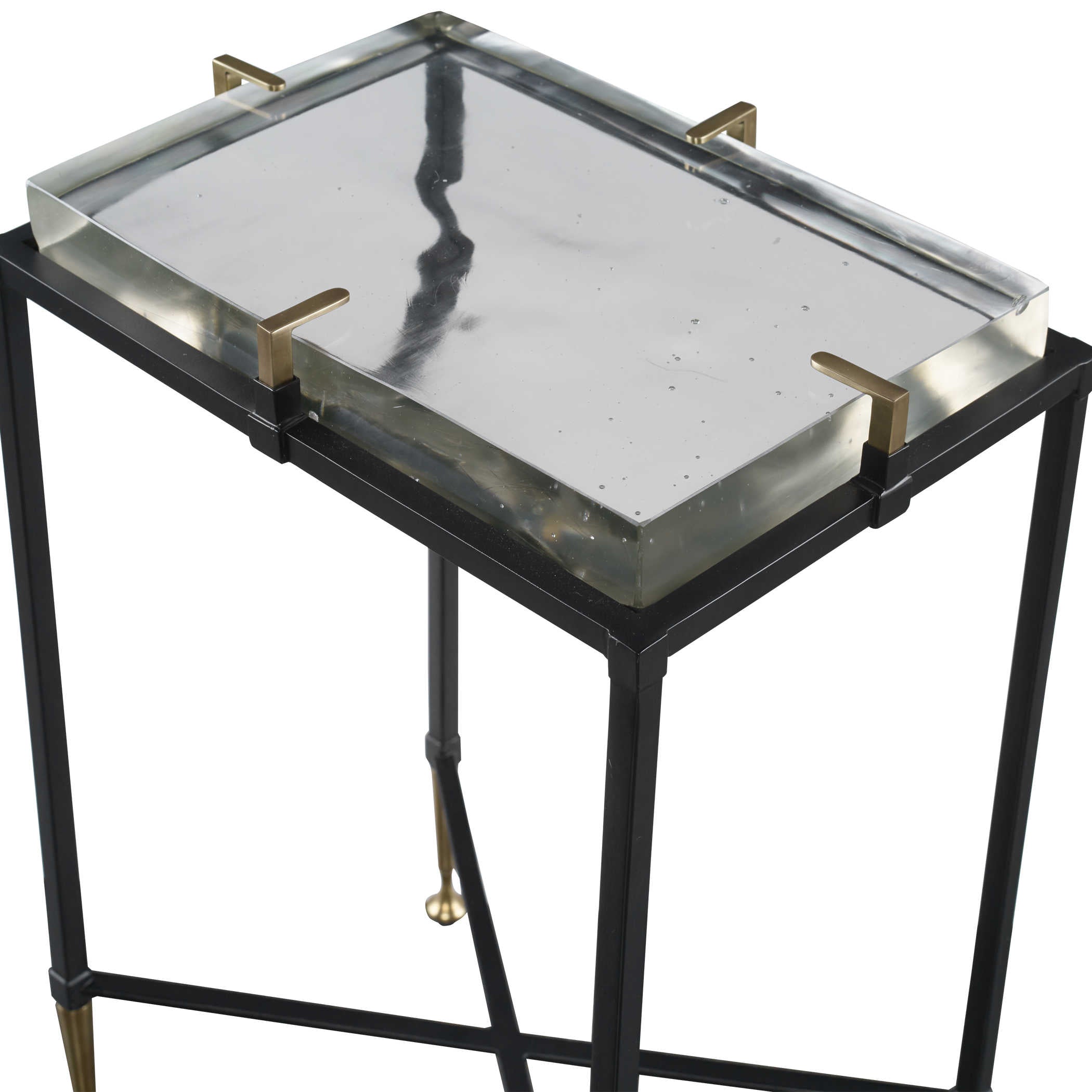 Uttermost Ice Block Accent Table - Rectangular