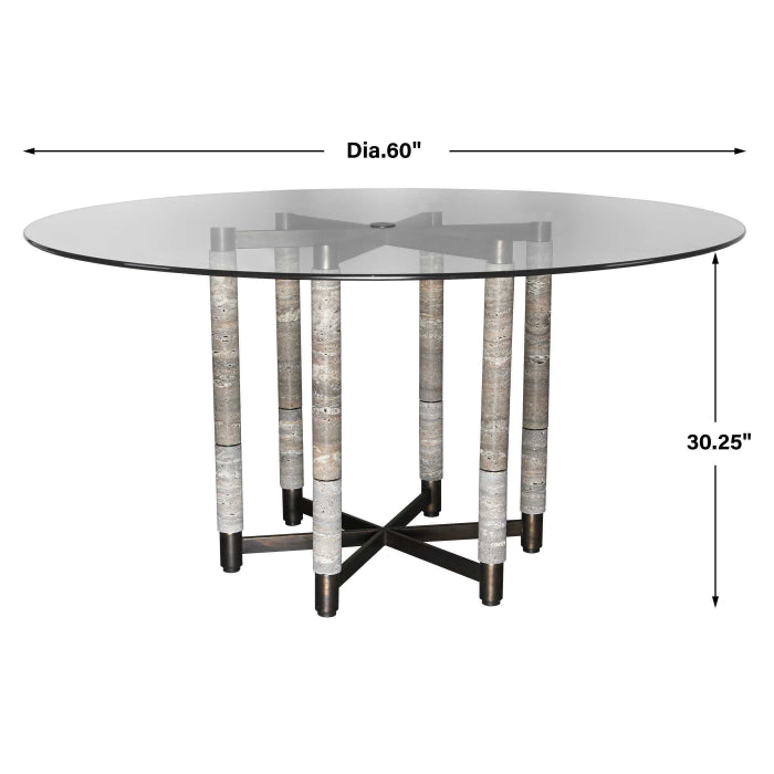 Uttermost Hex Dining Table - 152cm