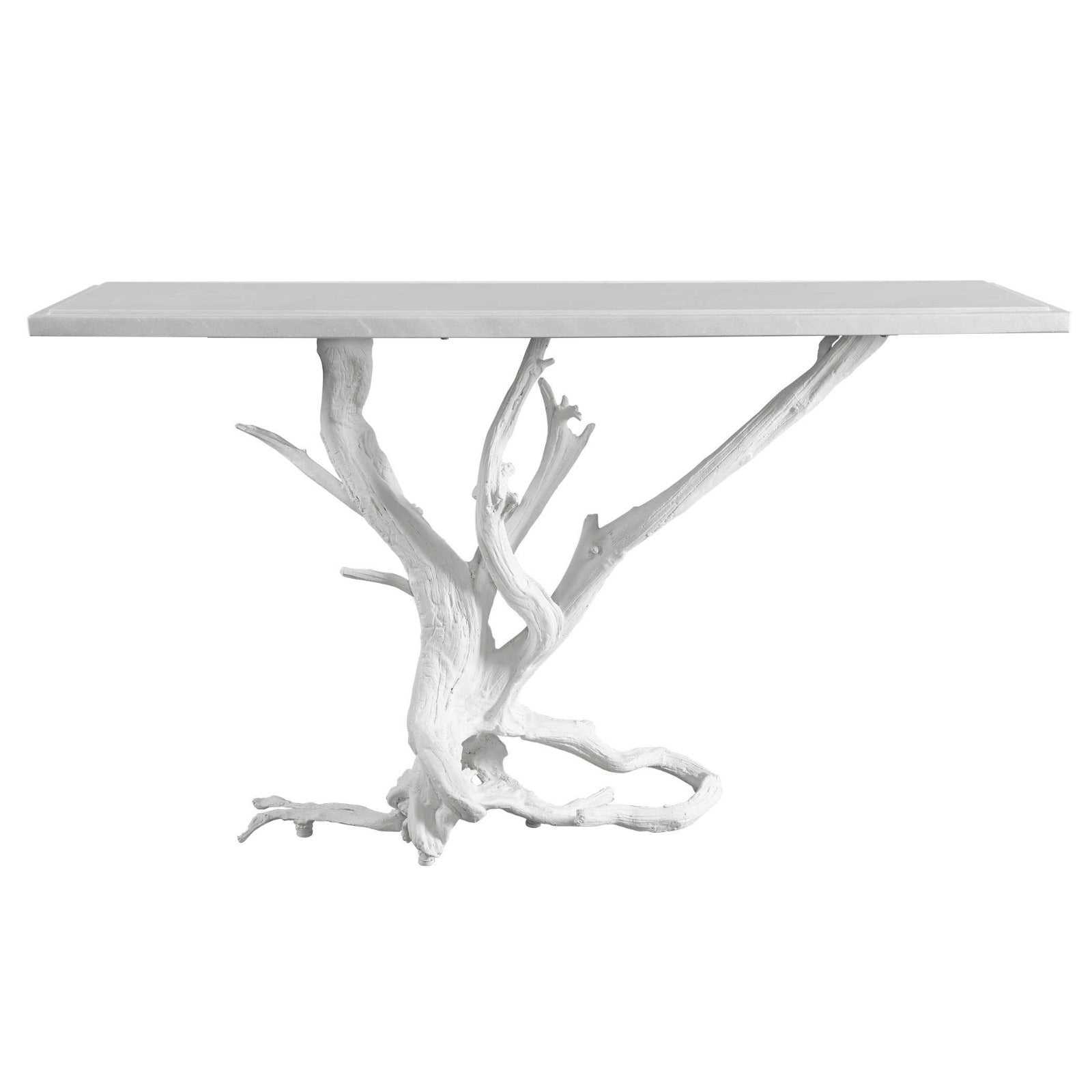 Big Sur Console Table in Matte White