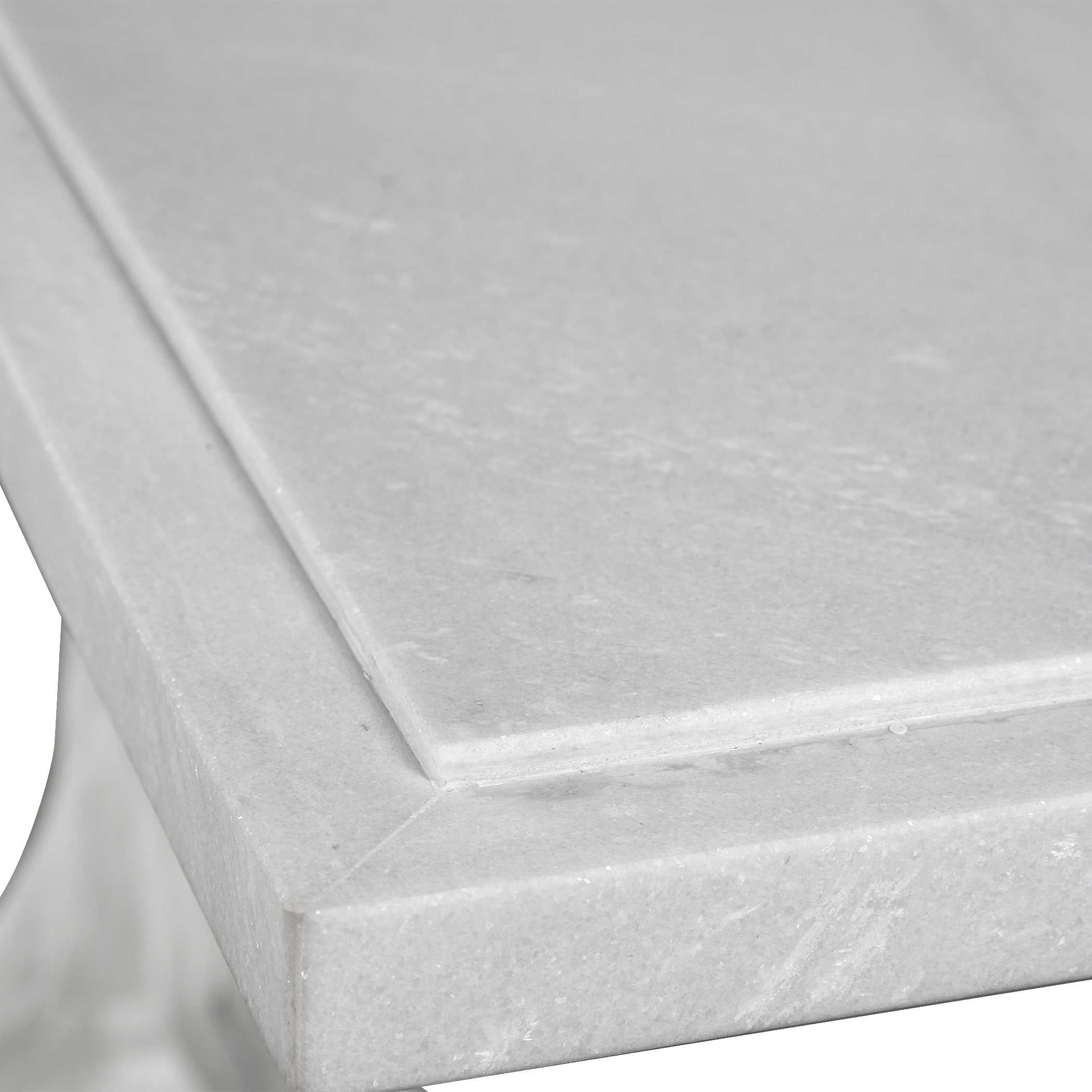 Uttermost Big Sur Console Table in Matte White