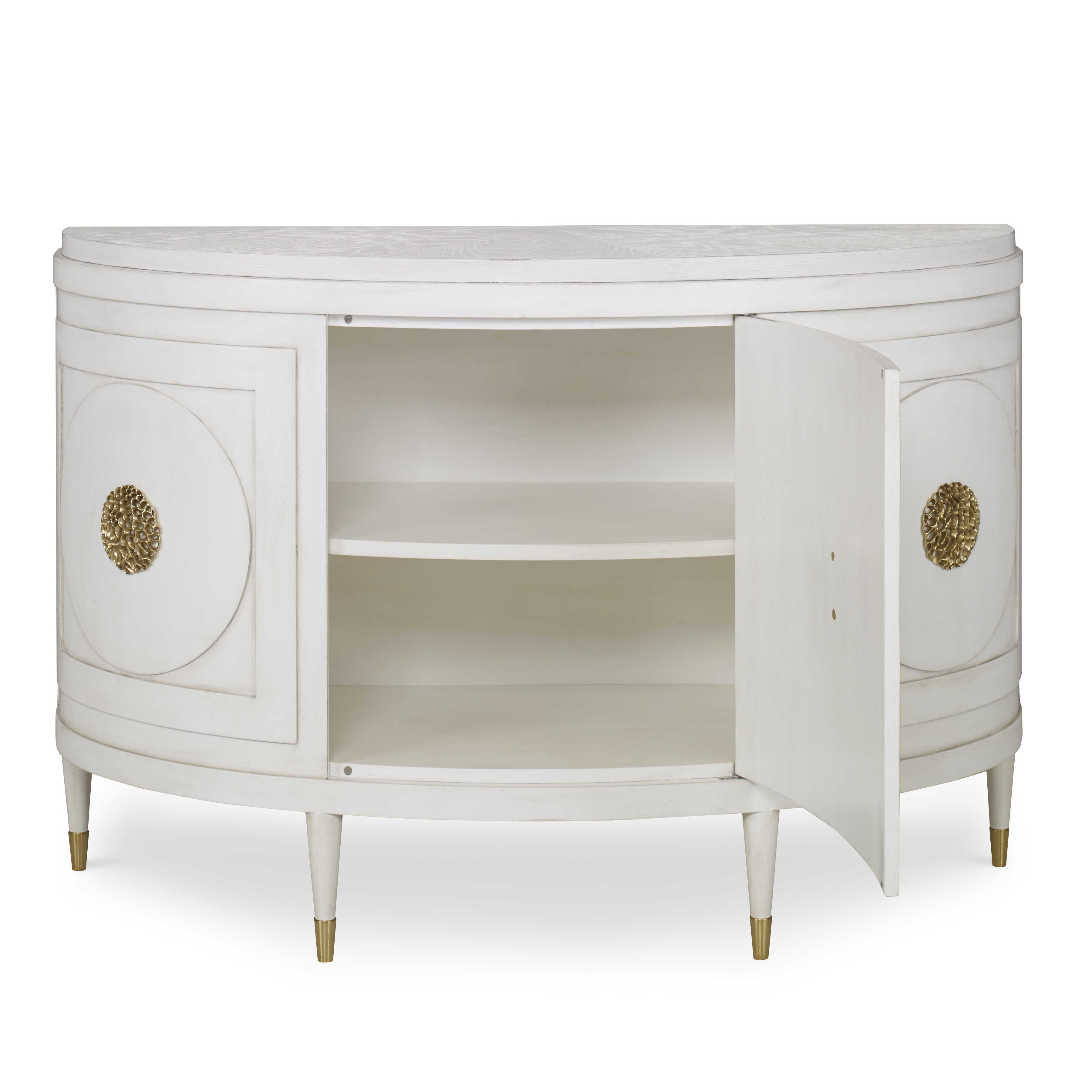Uttermost Paris Console Cabinet in White