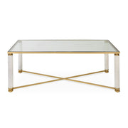 White Pillar Coffee Table