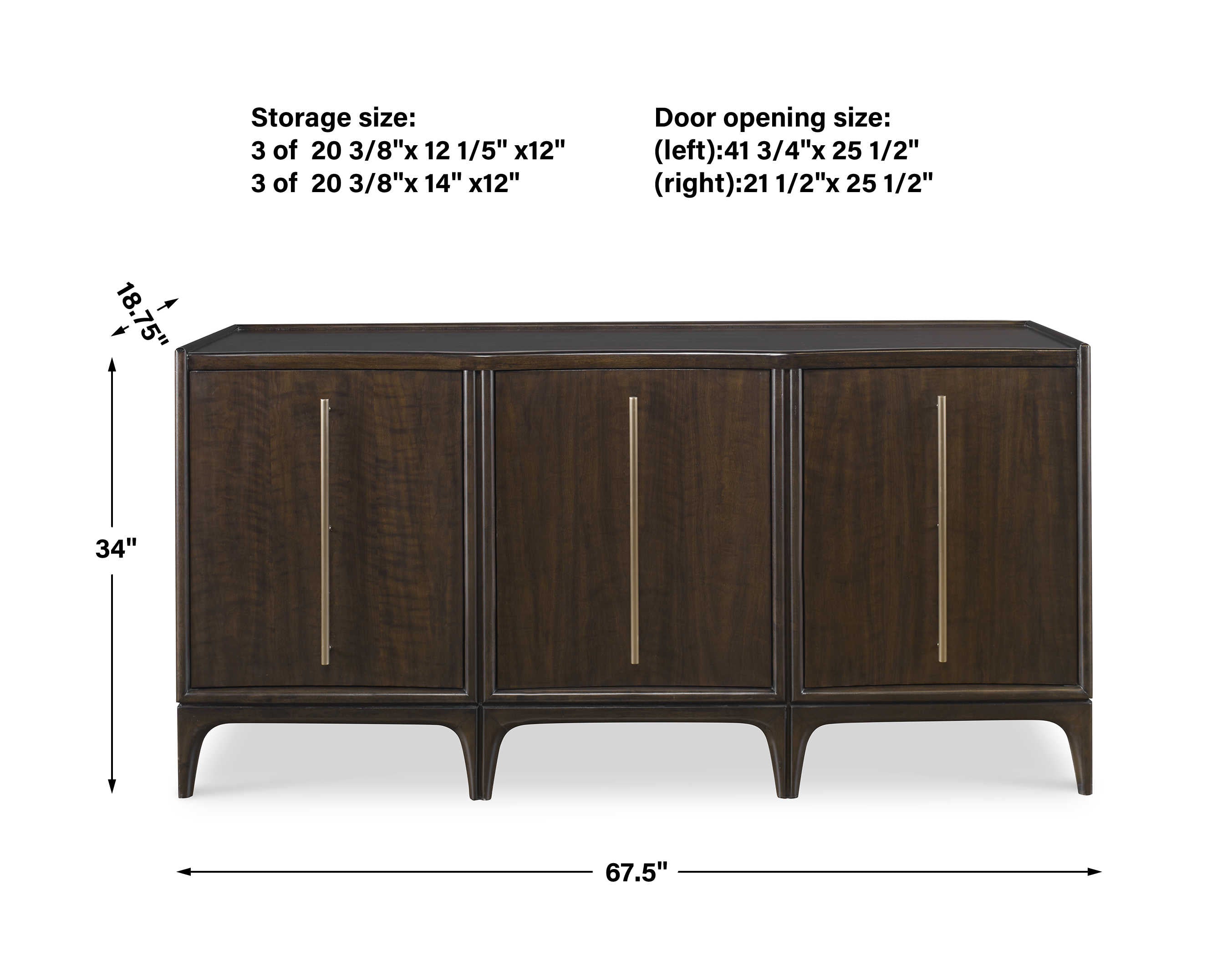 Uttermost Curvature Cabinet