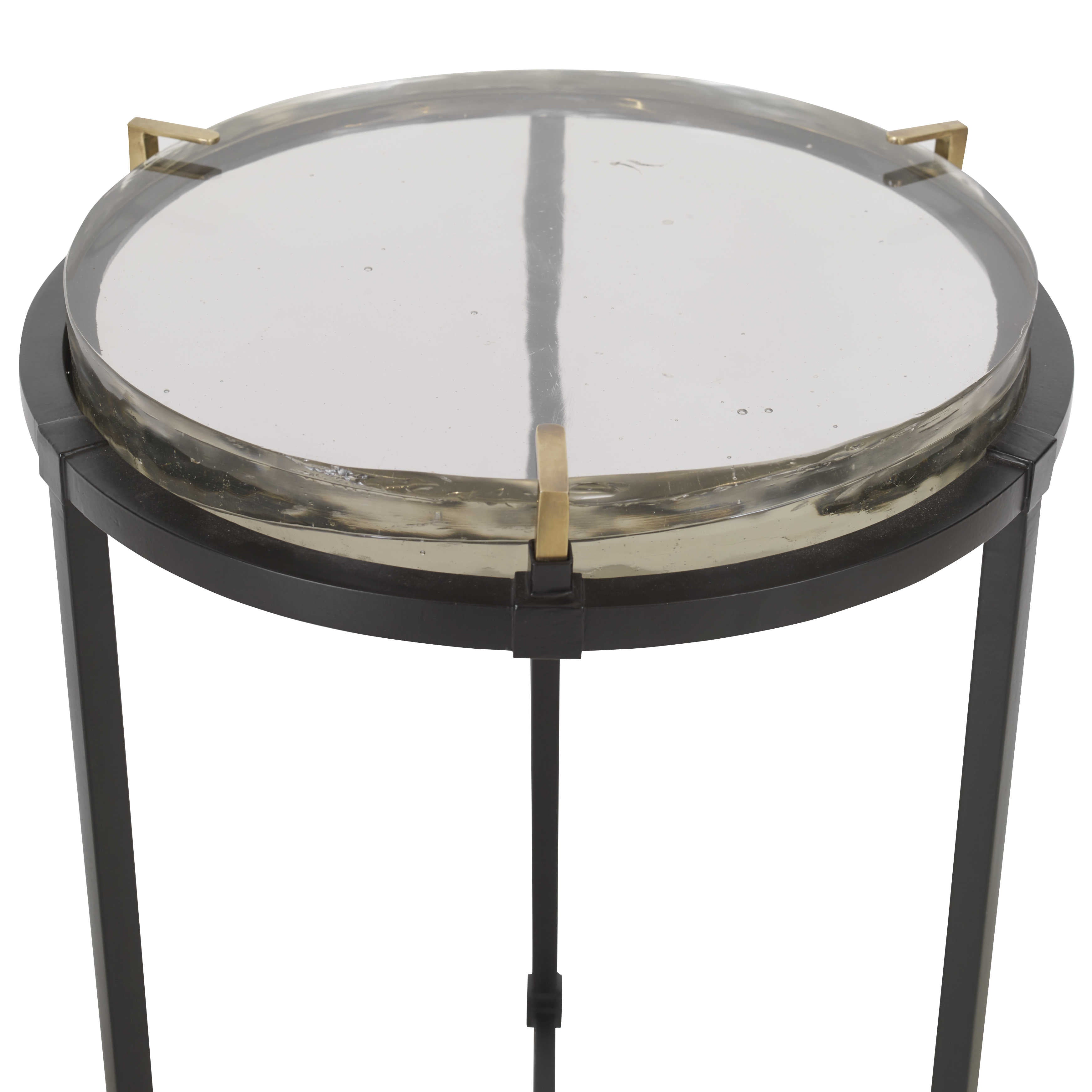 Uttermost Ice Block Accent Table - Round