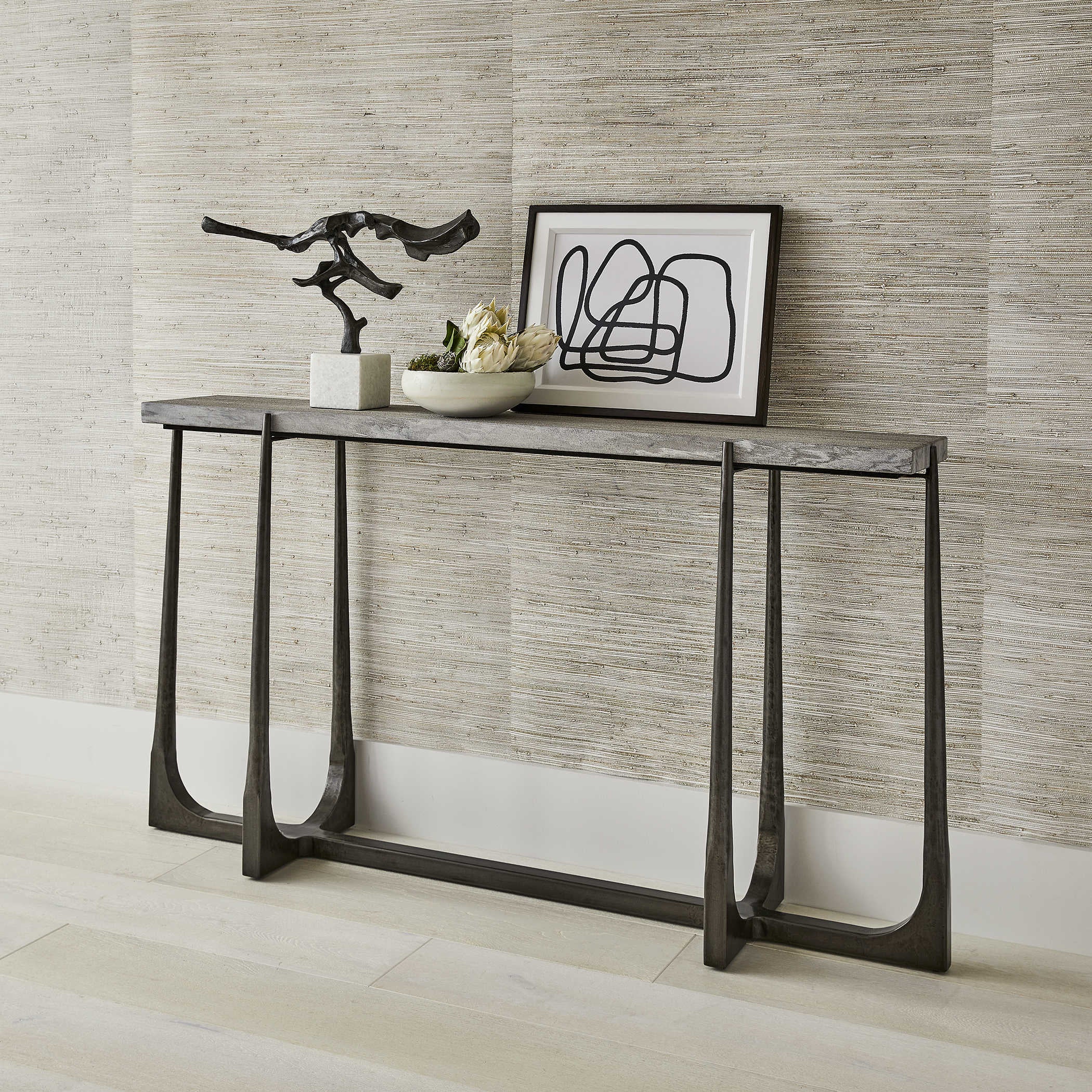 Uttermost Tapering Off Console Table