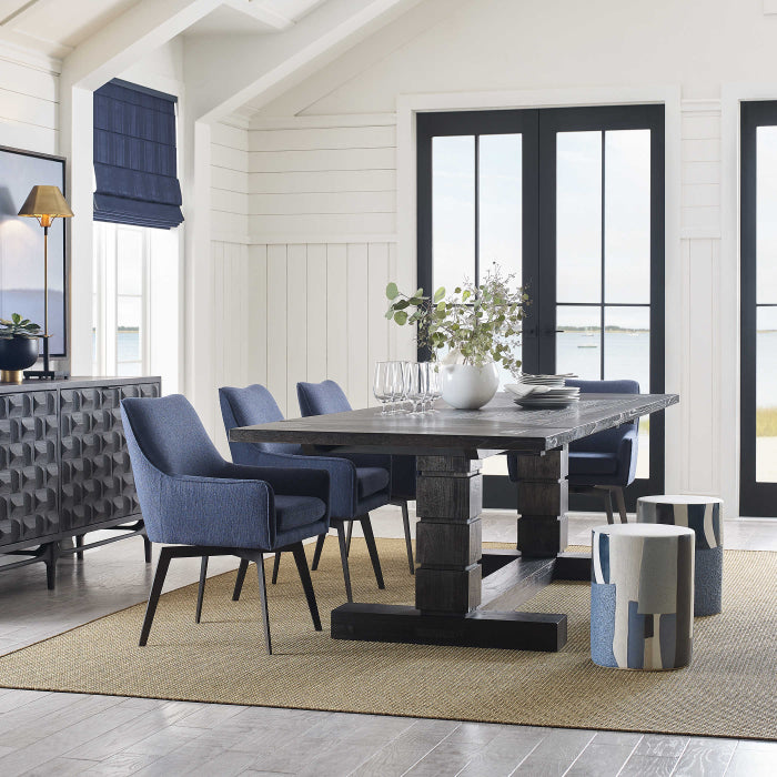Uttermost Black Magic Extending Dining Table - 244-335cm