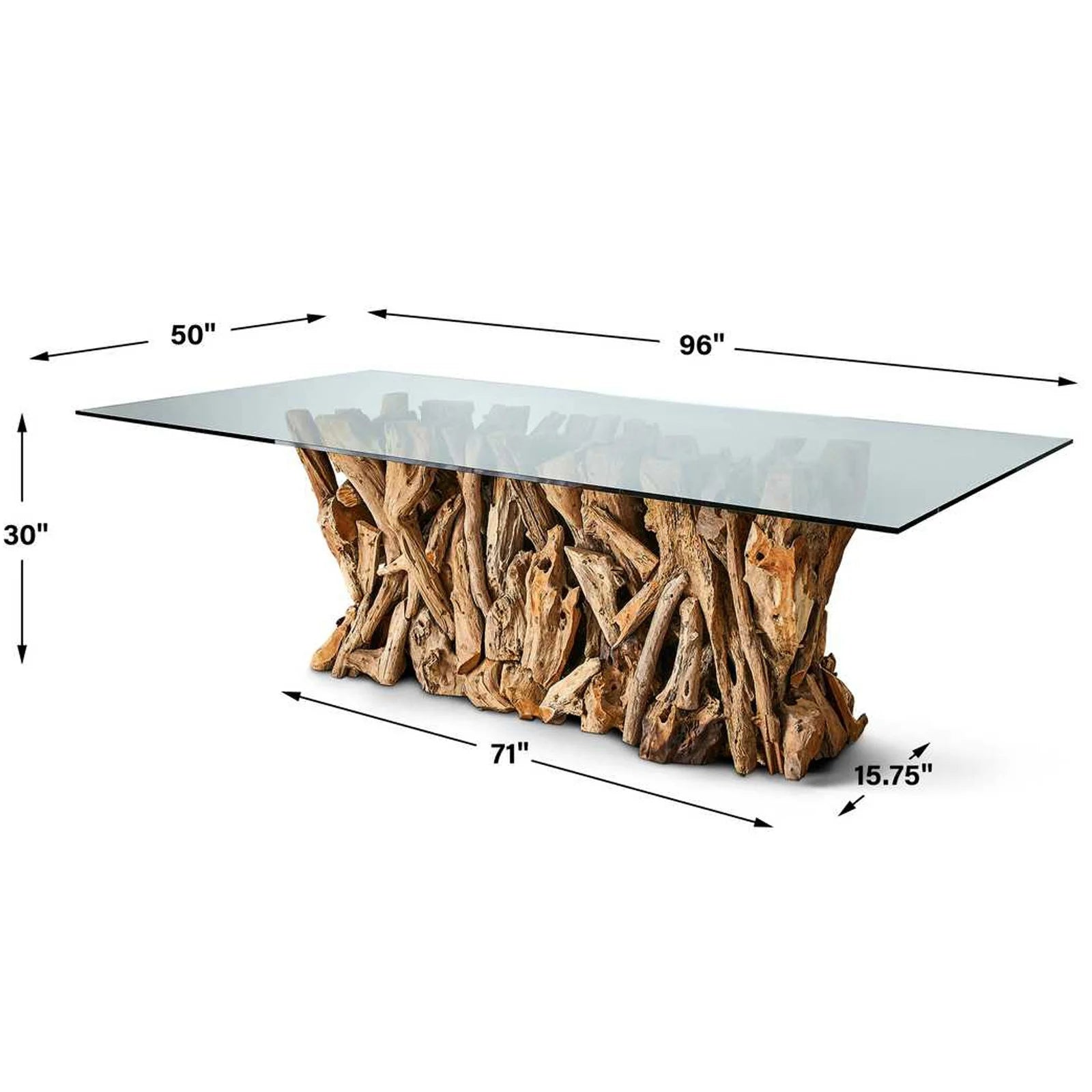 Uttermost Teak Root Dining Table - 244cm