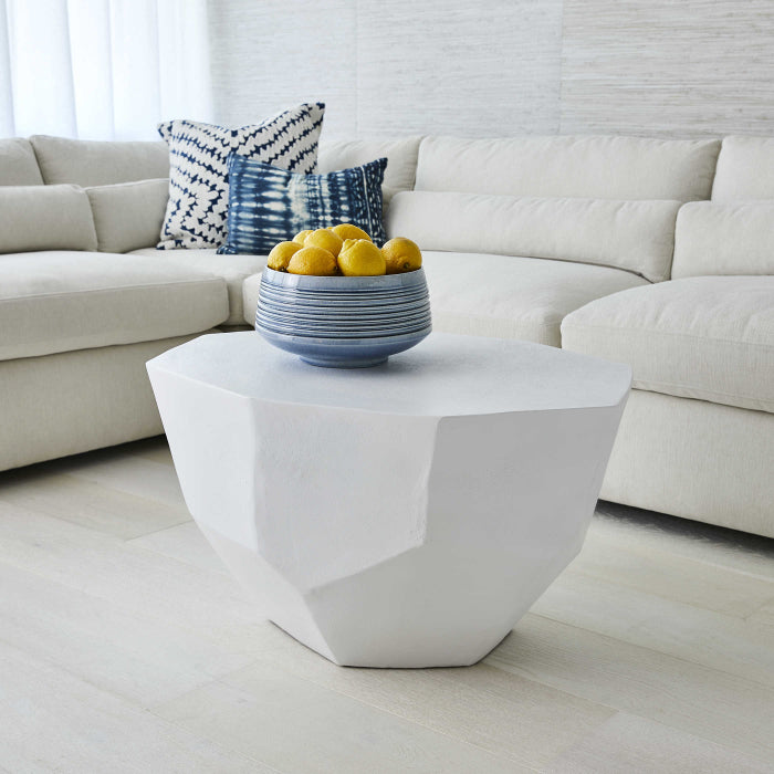 Uttermost Cathenna Coffee Table - White Medium