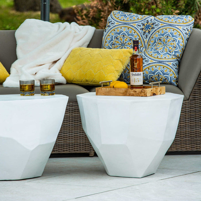 Uttermost Cathenna Coffee Table - White Medium
