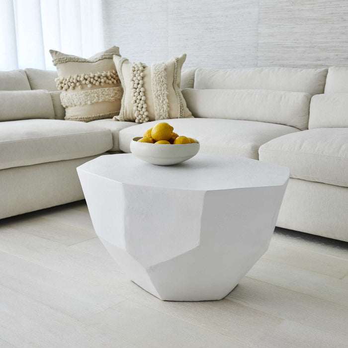Uttermost Cathenna Coffee Table - White Medium