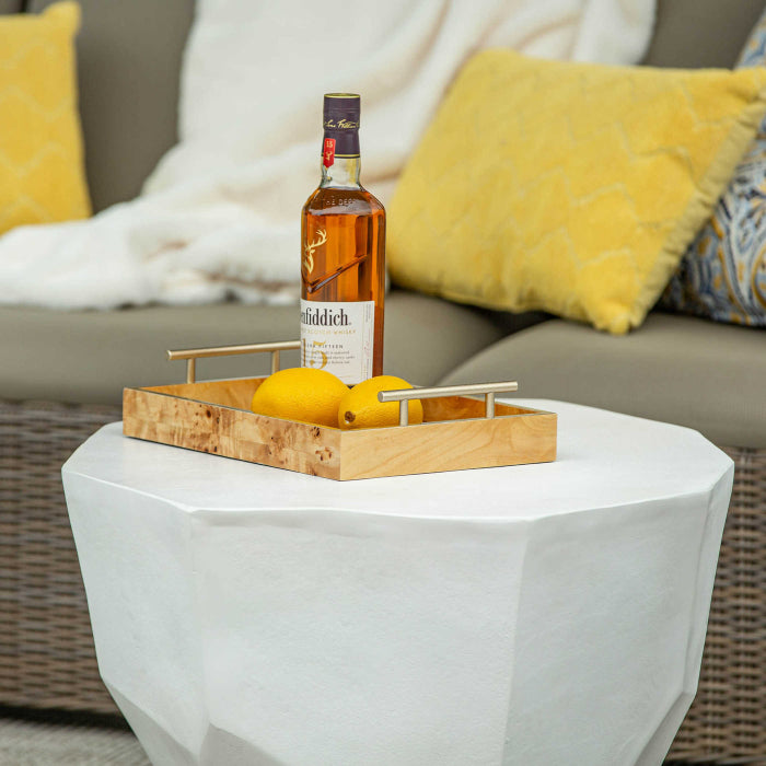Uttermost Cathenna Coffee Table - White Medium