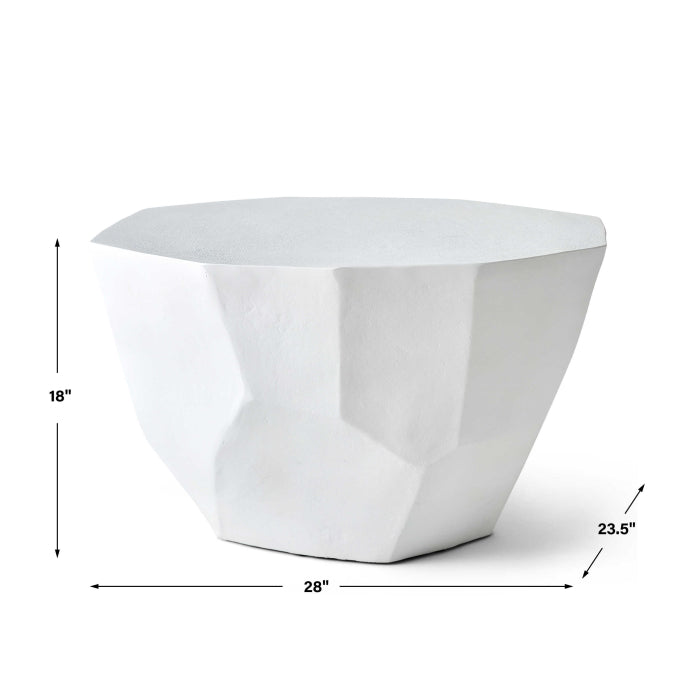 Uttermost Cathenna Coffee Table - White Medium
