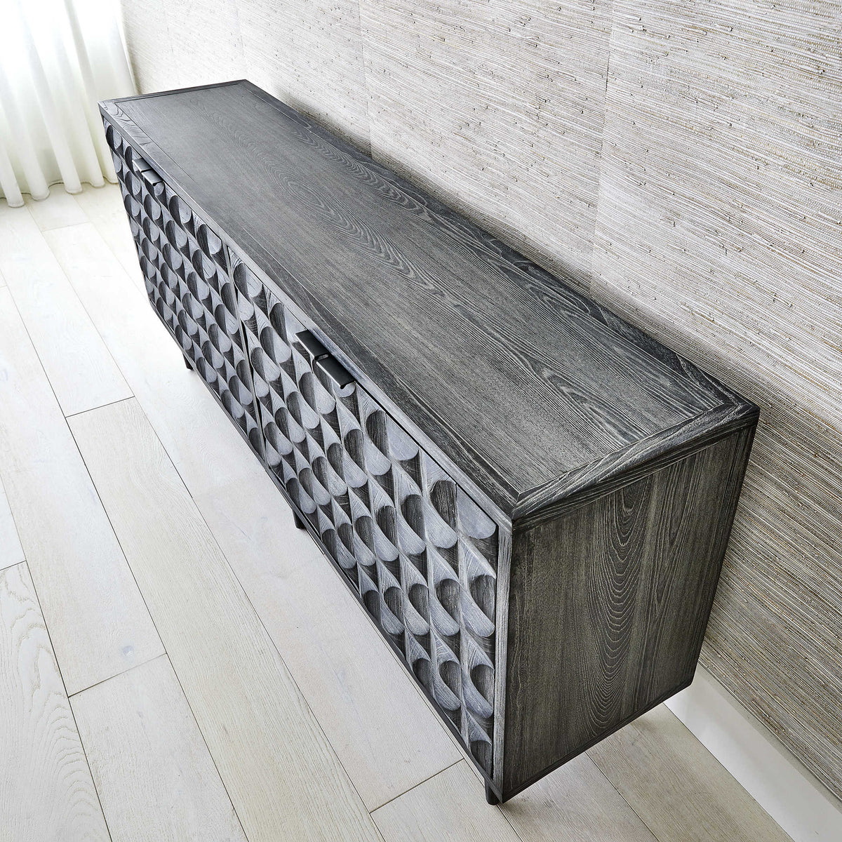 Uttermost Foursquare 4 Door Cabinet