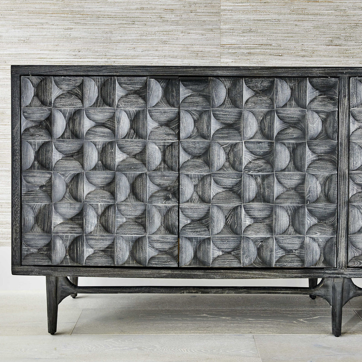 Uttermost Foursquare 4 Door Cabinet