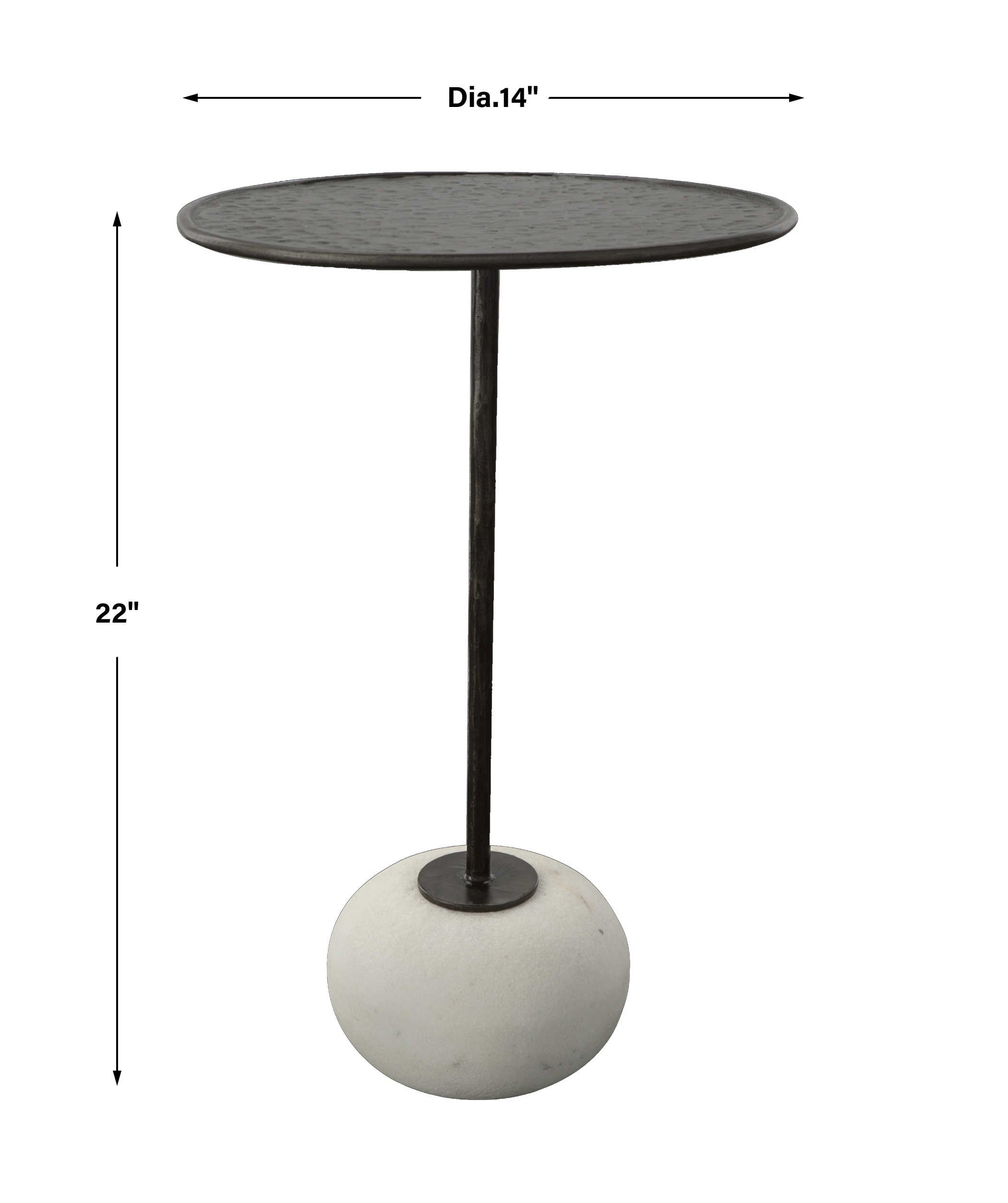 Uttermost Button Up Drink Table