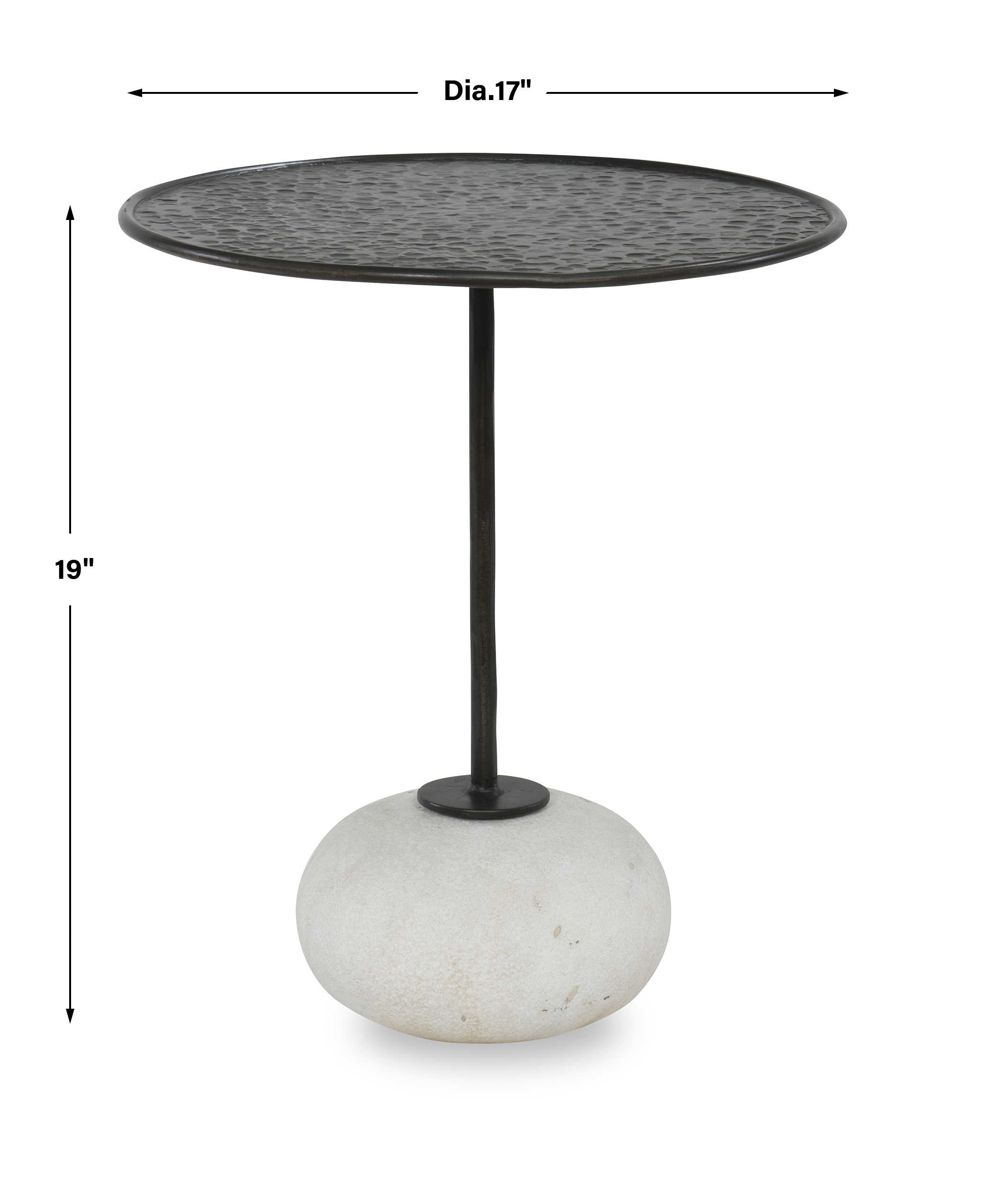 Uttermost Button Up Accent Table